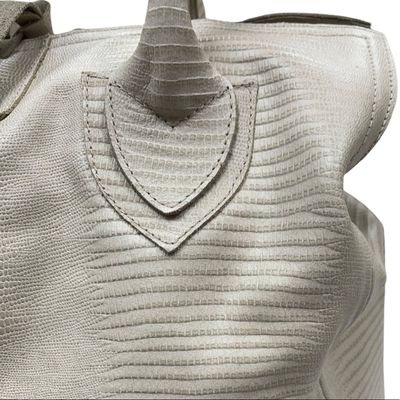 Let & Her Embossed Tote Handbag New - Picture 5 of 15